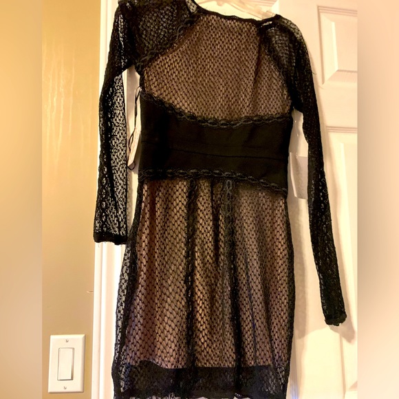 🖤 Free People Corset Mesh Dress NWT 🖤 - Picture 3 of 5